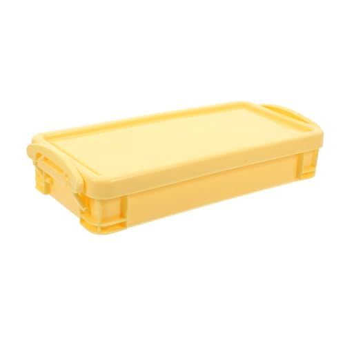 Angoily Bleistiftetui Aus Kunststoff Stapelbare Stiftebox Für Schreibtisch Aufbewahrungsbox Für Bleistifte Und Buntstifte Organizer Für Schulbedarf von Angoily