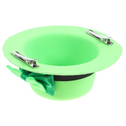 Angoily Klee Kopfschmuck Haar Klammern Haarspangen St. Patricks Day Kopfbedeckung Haarschmuck für irische Partys Haarnadel Tiara st. Patrick's Day Haarschmuck Fascinator-Hüte für Frauen von Angoily