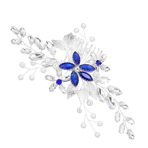 Angoily Brautkopfschmuck Für Die Hochzeit Haarkämme Für Frauen Perlenhaarspangen Blumenhaar Hochzeit Brautjungfer Haarschmuck Aus Perlen Tiara Bankett Kamm Handbuch von Angoily