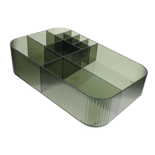 Angoily Kosmetik-organizer Kunststoff-make-up-behälter Drehbare Aufbewahrungsbox Lippenstift Mit Mehreren Gittern Zur Verwendung Für Die Organisation Zu Hause von Angoily