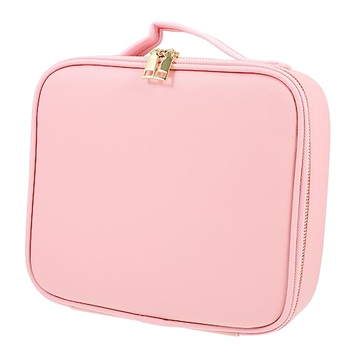 Angoily Kosmetiktasche Aufbewahrungstasche Rosa Die Einkaufstasche Reise-Kosmetiktasche wasserdichte Tragetasche Organizer-Taschen Für Die Reise Stoff Reißverschluss Reisetasche Reisen von Angoily