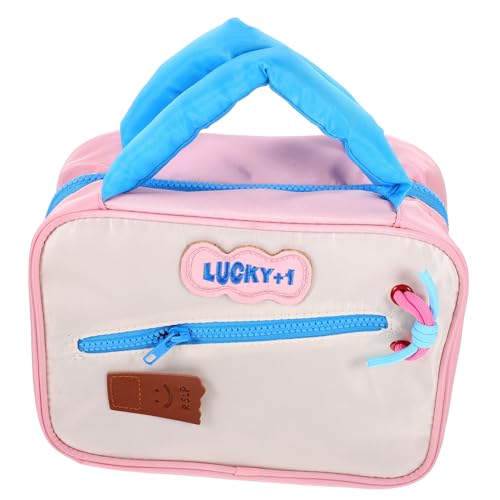 Angoily Kosmetiktasche Outdoor-Make-up-Taschen kleine Schminktasche Makeup Tasche aufbewahrungssack Make-up-Organizer-Tasche Schminktasche mit Reißverschluss Reisetasche von Angoily