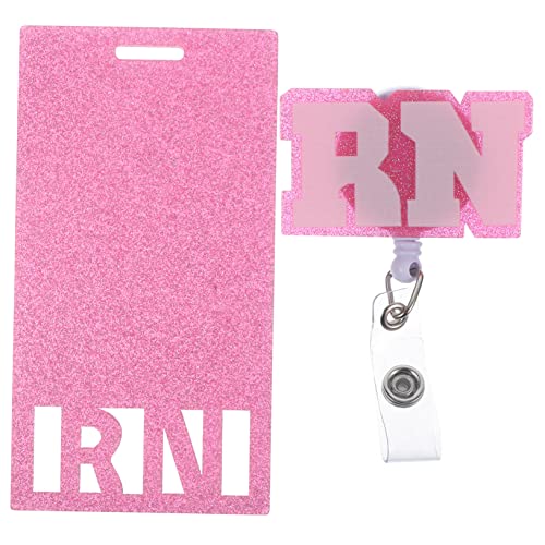 Angoily Krankenschwester-Brustanhänger Pflegeausweishalter Glitzer-Ausweishalter X Nurse Accessories Krankenschwester Accessoire Krankenschwester Abzeichenrolle Abzeichenhalter Acryl Rosa Angoily Krankenschwester-Brustanhänger Pflegeausweishalter Glitzer-Ausweishalter X Nurse Accessories Krankenschwester Accessoire Krankenschwester Abzeichenrolle Abzeichenhalter Acryl Rosa von Angoily