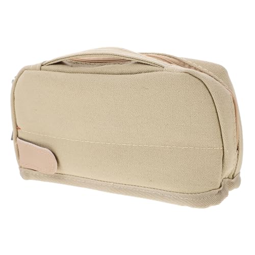 Angoily Kreative Stiftetasche aus Robustem Canvas Multifunktionaler Stifthalter für Schule und Große Kapazität Liebevolles Design zur Aufbewahrung von Schreibwaren und Accessoires von Angoily