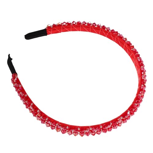 Angoily Stirnband haar zubehör haarschmuck -Stirnband -Stirnbänder rotes Stirnband Stirnbänder für Damen Stirnbänder für Erwachsene braut kopfschmuck Super von Angoily