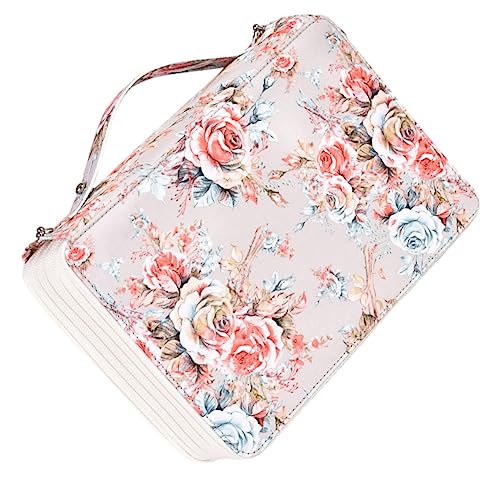 Angoily Kunstaufbewahrung Stiftetasche Federmäppchen Bleistifttasche Große Kapazität Schreibwarentasche Buntstift Organizer Zeichenstifte Etui Reißverschluss Stiftetasche von Angoily