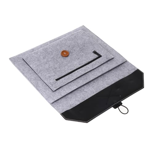Angoily Laptop Schutzhülle Filz Tasche Leicht Tragbar Kratzfest Staubdicht für Notebook Business Freizeit von Angoily