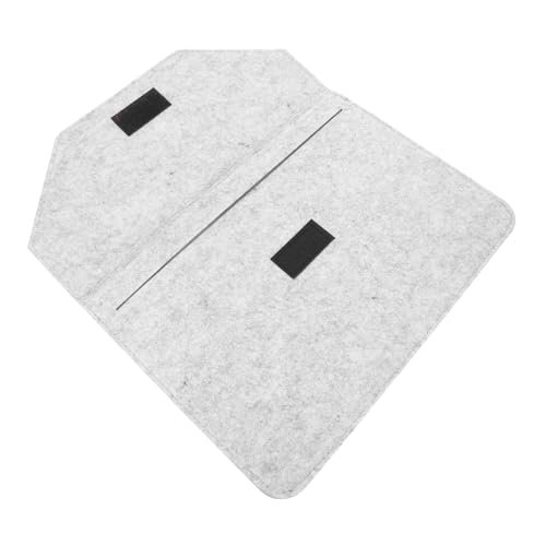Angoily Laptop Tasche für Notebook Tragbare Computerhülle aus Filz Stoßfest Wasserabweisend Geeignet für Tablets und Laptops Hellgrau Zubehör für Unterwegs Angoily Laptop Tasche für Notebook Tragbare Computerhülle aus Filz Stoßfest Wasserabweisend Geeignet für Tablets und Laptops Hellgrau Zubehör für Unterwegs von Angoily