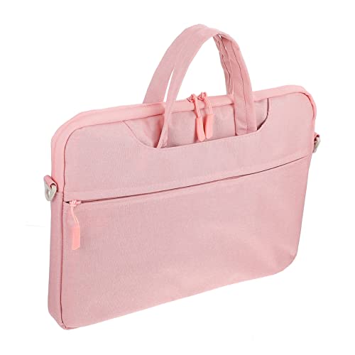 Angoily Leichte Laptoptasche Damen Mittelgroß mit Wasserfestem Material Stoßfestem Innenfutter und Praktischem Mehrschicht design Tragbare Handtasche für Notebook und Zubehör für Alltag von Angoily