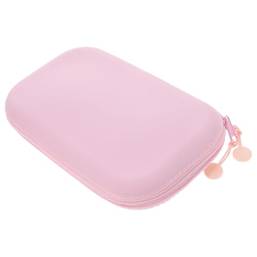 Angoily Mäppchen Makeup Tasche Kosmetiktasche groß Stiftbeutel Etui Kulturtasche in Reisegröße Schreibwarentasche mit Reißverschluss Nettes Bleistiftkoffer Kieselgel Rosa Angoily Mäppchen Makeup Tasche Kosmetiktasche groß Stiftbeutel Etui Kulturtasche in Reisegröße Schreibwarentasche mit Reißverschluss Nettes Bleistiftkoffer Kieselgel Rosa von Angoily
