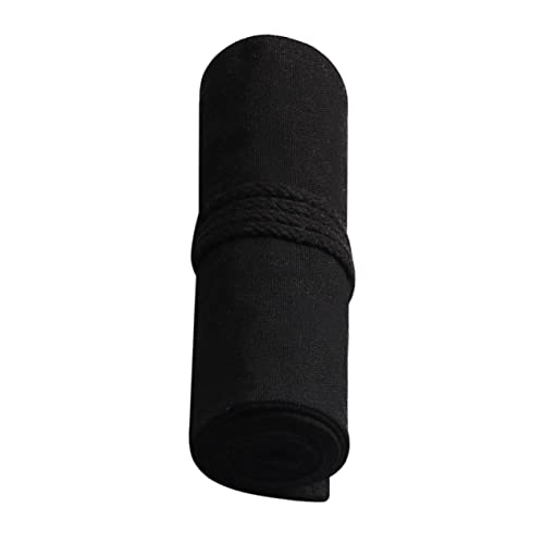 Angoily Malen -stiftbeutel Tasche -Bleistift-Organizer Kapazität Federmäppchen Bleistifthalter Federmäppchen Ästhetik Fächer Nettes Bleistiftkoffer Schreibwaren Groß Black von Angoily