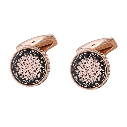 Angoily Manschettenknöpfe Roségold Stilvolle Accessoires für Hemden Geeignet für Hochzeit Party oder Business Hochwertige Verarbeitung und Zeitloses Design von Angoily