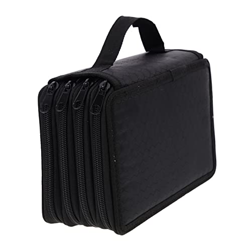 Angoily Multi Layer Bleistiftetui Für Künstler Tragbares Federmäppchen Mit Reißverschluss Fächer Für Stifte Und Schreibwaren Für Schule Reisen Und Projekte von Angoily