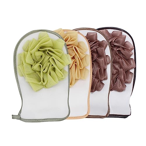 Angoily Peeling-badetuch-set 3-teiliges Körperpeeling-peeling Duschschrubber Peeling-schwammhandschuhe Spa-handschuh Zum Entfernen Abgestorbener Haut von Angoily