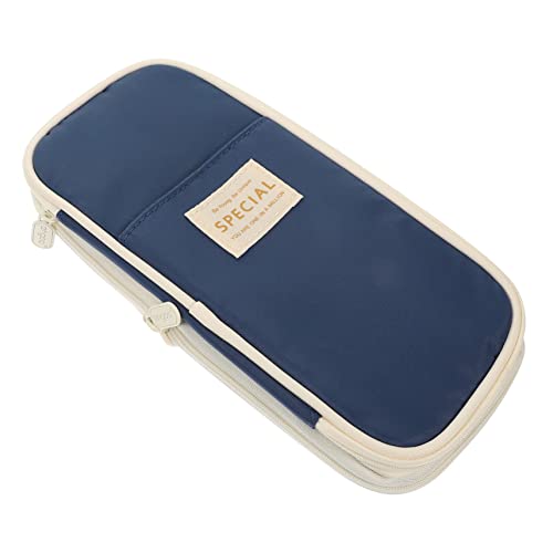 Angoily Pencil Bag Make -up Pinselspeicherbox Bleistiftbeutel für Mädchen Markerorganisator Büro-Aufbewahrungstasche Schulstiftbeutel süße Beutelbeutel Stiftbeutel für Frauen Segeltuch von Angoily