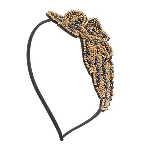 Angoily Perlen Strass Stirnband Set Vintage Strasssteine ​​Für Damen von Angoily