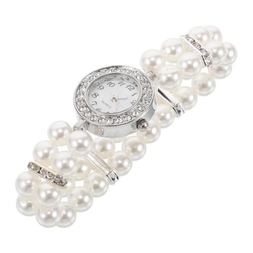 Angoily Perlenarmband Mit Strasssteinen Für Damen Elastisches Armband Aus Kunststoff Und Legierung Verstellbares Handgelenkschmuck Für Verschiedene Anlässe von Angoily
