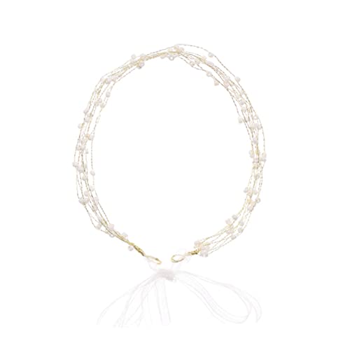 Angoily Perlenstirnband geschenke für den jahrestag hair accessories for girls valentintagsgeschenke kopfschmuck Kleid Haarschmuck Zubehör Kopfbedeckung Braut Draht von Angoily