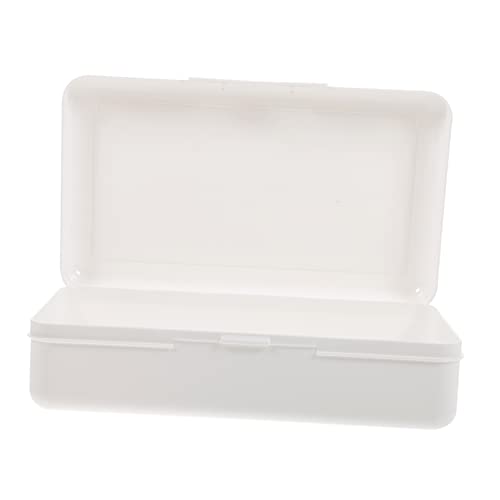 Angoily Plastik Federmäppchen mit Verschluss Stapelbar Robuste Aufbewahrungsbox für Stifte und Schreibwaren Einfaches Design Großzügiges Platzangebot für Schüler und Schule von Angoily