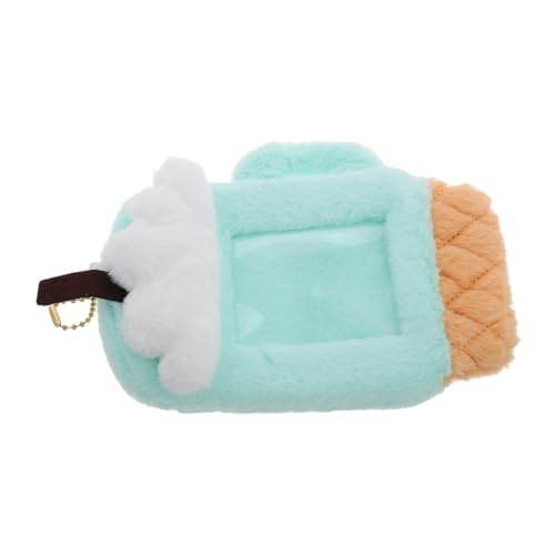 Angoily Plüsch Cartoon Kartenhalter mit Mehreren Fächern Schmutzabweisender Id Fotokartenhalter Praktischer Geldbörsen Meal Card Organizer für Schule Büro und Reisen von Angoily