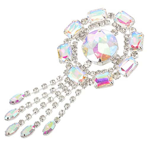 Angoily Quastenschnalle Broschennadeln Für Frauen Mode Ansteckbrosche Weiblichkeit Strasssteine Hochzeits-corsage-brosche Brosche Für Frauen Kleid Strassbroschen Kristall Colorful von Angoily