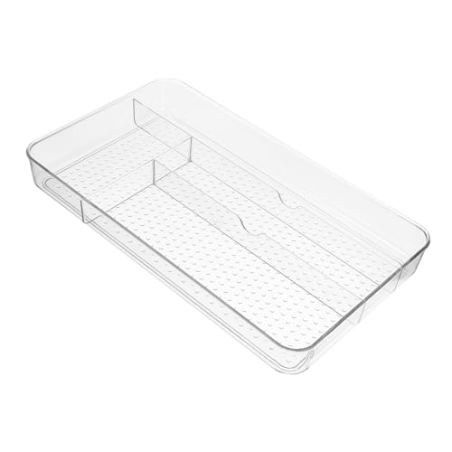 Angoily rechteckige Aufbewahrungsbox aufbewahrungsdose storage boxes Snack-Tablett durchsichtige Kunststoffschale Aufbewahrungsschubladen Schreibtisch-Organizer bilden von Angoily