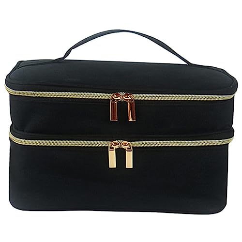 Angoily Toilettenartikel Nähaufbewahrung Aufbewahrungsbeutel Für Nagelkunst Nähorganisator Make-up-Organizer-Tasche Große Aufbewahrungstasche Reisen Make-up-pinseletui Nylon Handheld von Angoily