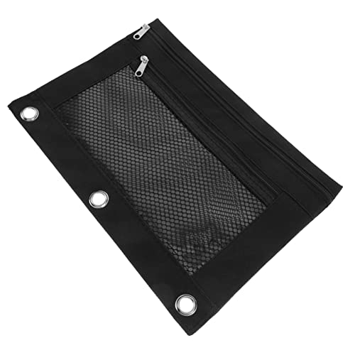 Angoily Reißverschlusstaschen Schere Schreibwaren Machen Transparent Großes Federmäppchen Mini Umschlag Dokumentieren Binder Federmäppchen Schreibwarentasche Stifttasche Oxford-Stoff Black Angoily Reißverschlusstaschen Schere Schreibwaren Machen Transparent Großes Federmäppchen Mini Umschlag Dokumentieren Binder Federmäppchen Schreibwarentasche Stifttasche Oxford-Stoff Black von Angoily