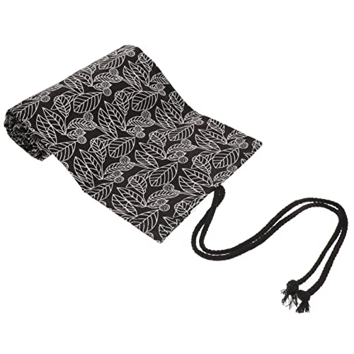 Angoily Rollbare Stiftemappe Robustem Canvas Großer Bleistift Organizer für Künstler Fächer für Buntstifte und Malutensilien Praktische und Dekorative Aufbewahrungslösung Platzsparend und von Angoily