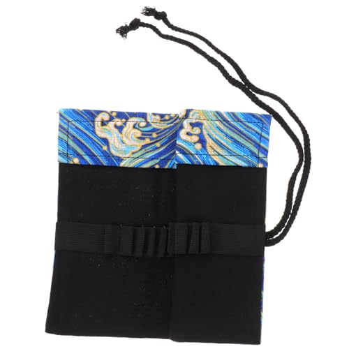 Angoily Rollstift Vorhang Rollstift Tasche Federmäppchen Weich Bunt Organizer Klein Swift Schreibwaren Schule Farbig Japanisch Bleistifttasche Stifteverpackungstasche Beutel Bleistift von Angoily