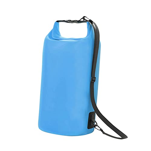 Angoily Rucksack Wasserdichter Packsack Fluss trockener Beutel wasserdichte PVC-Tasche Schwimmtasche wanderrucksäcke Rafting-Bucket-Tasche wasserdichte Eimertasche eine Schulter Netz von Angoily