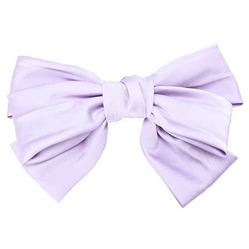 Angoily Schleife Haarnadel Hochzeit Haarspangen Babyclips Für Haare Haarspangen Für Babys Haarschleife Bogenclip Kopfbedeckung Krawatte Braut Violett Stoff (baumwolle) von Angoily