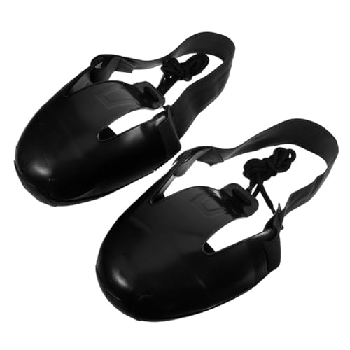 Angoily Schutzüberschuhe mit Stahlkappenschutz rutschfeste Stoßfeste Arbeitsschuhüberzieher für Besucher und Industrie Vielseitig Einsetzbar Einfach Anzuziehen Fußsicherheit bei Schweren von Angoily