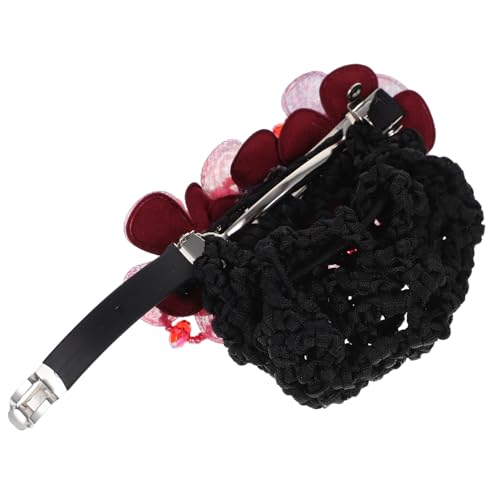 Angoily Haarnetzclip Mit Blumenmuster Für Damen Haarnetze Für Brötchen Haarschmuck Mit Blumen Stecktafel Wand Organizer Cocktailsprüher Mädchen Metall Haarset Fräulein von Angoily