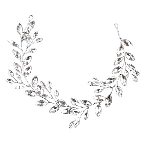 Angoily Stirnband Damen Kopfbedeckung Stirnbänder Für Mädchen Haarband Für Damen Strass-stirnband Für Mädchen Strass-kopfschmuck Damen-stirnband Fräulein Haarteil Bohren Hochzeit von Angoily