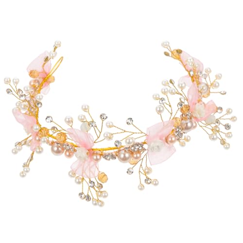 Angoily Stirnband aus Kunstperlen Damen-Stirnband Frauenmode kinder haarschmuck hair accessories for girls Tiara Haargummi hübsche Stirnbänder für Frauen Mädchen Stirnband von Angoily