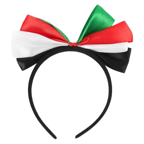 Angoily Stirnband Mit Schleife Dekoratives Stirnband Für Damen Großes Mit Schleife Für Party Geburtstag Kopfschmuck Für Mädchen von Angoily