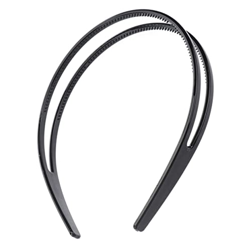 Angoily Stirnband Elastisch Haarband Aus Kunststoff Schwarze Haarbänder Schwarzer Turban Haarband Dünn Beauty-geschenke Stilvoller Kopfschmuck Haarband Herren Frau Haarschmuck Plastik Yoga von Angoily