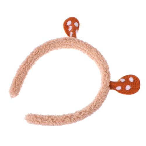 Angoily Stirnband Schleifenstirnbänder für Babymädchen Make-up-Stirnbänder für Frauen Mädchen Geschenk Geweihstirnbänder für Damen Weihnachtshaarband Frosch Elchhörner Stoff von Angoily