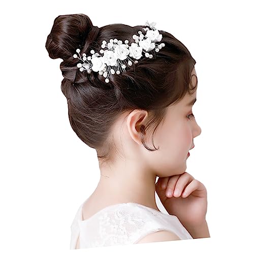 Angoily Hochzeitshaarschmuck für Frauen Hochzeit Strass hochzeit haarschmuck hochzeitshaar schmuck Tiara Kopfschmuck für die Braut Brauthaarkamm Wenig frisch Kopfbedeckung von Angoily