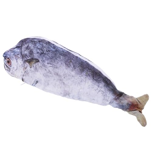 Angoily Tasche Für Fischstifte Mäppchen Neuartige Geldbörsen Geformte Tasche Spielzeugfisch Fisch Kissen Riesiges Fischkissen Tasche in Fischform Neuheitstaschen Bleistiftbeutel Süß Stoff von Angoily