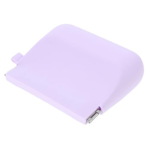 Angoily Tragbare Aufbewahrungstasche klare Make-up-Tasche durchsichtige Kosmetiktasche kleine Reisetasche mini geldbörse Outdoor-Make-up-Taschen Make-up-Taschen-Organizer Stahl Lavender von Angoily