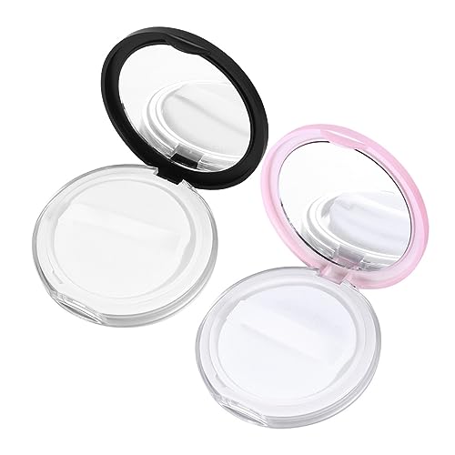 Angoily Tragbares Make-up-puff-organizer-set 2er-pack Kunststoff-schwamm-etui Mit Aufbewahrungsbox Und Setting Puff von Angoily