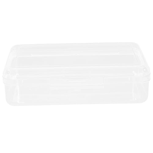 Angoily Bleistiftbox Kunststoff Federmäppchen Leicht Tragbar Große Kapazität für Schule Büro Studenten von Angoily