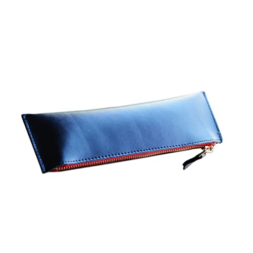Angoily Vintage Leder Stifthalter Handgemachte Stiftetasche Für Schule Und Zuhause Multifunktionale Ledertasche Mit Reißverschluss Für Schreibwaren Und von Angoily