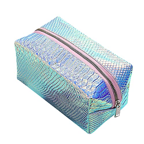 Angoily Wasserdichter Kosmetikbeutel Im Koreanischen Stil Große Kapazität Für Make-up Toilettenartikel Und Schmuck Tragbare Reise-Tasche Mit Reißverschluss Für Damen Und Mädchen von Angoily