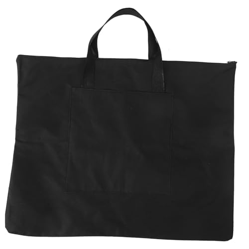 Angoily Zeichentaschen aus Segeltuch leinentasche leinensack künstlertasche leinensäcke Reisetasche Fall sehr Wasser Handtasche Zeichenbrett Tasche Aufbewahrungstaschen aus Segeltuch Black von Angoily