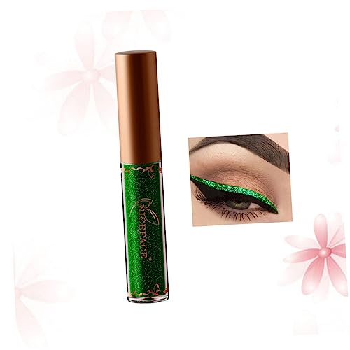 Angoily Bunter Eyeliner-stift Frauen-eyeliner Flüssiger Eyeliner-stift Flüssiger Glitzer-eyeliner Leuchtender Flüssiger Eyeliner Schimmernder Lidschatten Farbige Eyeliner Metall Perlmutt von Angoily