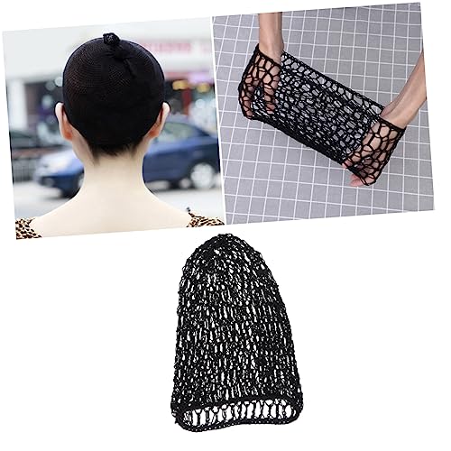 Angoily Haarnetz für Frauen mit langen Haaren Snood Cover Rayon Netz Häkeln Haarnetz für Frauen Rayon-Netz Haarnetz zum Schlafen haarschmuck Mädchen Stirnband Mesh-Kappe Schal Fräulein von Angoily