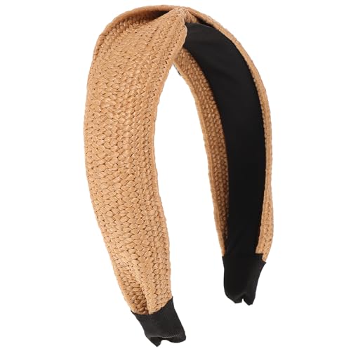 Angoily haarschmuck konferenz Geflochten girlmore girl geschengutsein feminela mädels kopfhoerer die bescherung prrety women the craft the female girsch Sommer Stirnband Rattan Schal Stroh von Angoily